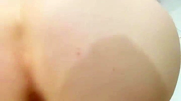 XXX video of mom who gives anal pleasure to her son in the bathroom