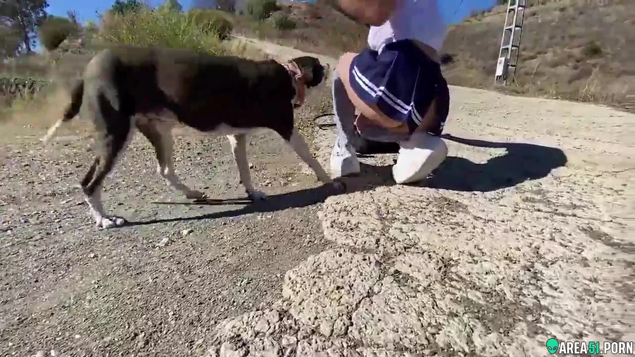 Chudaidog - Hot schoolgirl and her dog, slut drinking her brother's pee XXX video |  AREA51.PORN