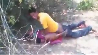 [ XXX indian porn ] 68 years old Desi aunty banged in forest by nephews