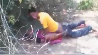 [ XXX indian porn ] 68 years old Desi aunty banged in forest by nephews