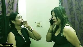 Indian threesome Anal Sex with XXX Hot Aunty and MILF Bhabhi