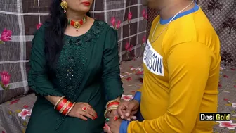 Indian porn. Desi wife fucked by devar on her birthday with clear Hindi audio