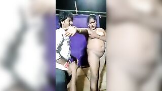 Telegu nude dance show in public has been recorded by a voyeur in the crowd.