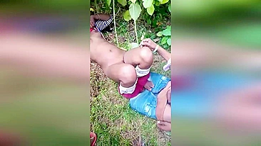 Leak indian porn, Lewd brother fucks Desi sister in the jungle for money