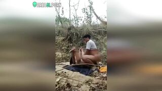 Hot village sex with her widow and devar video in the jungle - Indian porn