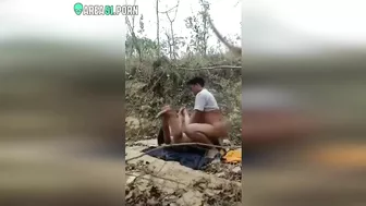 Hot village sex with her widow and devar video in the jungle - Indian porn Hot village sex with her widow and devar video in the jungle - Indian porn