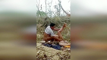 Hot village sex with her widow and devar video in the jungle - Indian porn