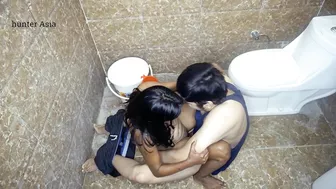 Slutty Desi wife fucked in bathroom by brother-in-law  indian porn