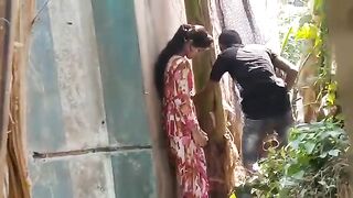 Village wife cheating she riding dick outdoors indian MMS porn video