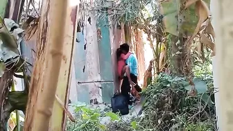 Desi wife cheats with stepbro when husband is in village, Indian porn