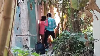 Desi wife cheats with stepbro when husband is in village, Indian porn