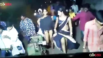 Mischievous Desi whore stripping and show pussy in the village road show Mischievous Desi whore stripping and show pussy in the village road show