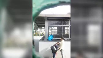 Mischievous Desi coworker give blowjob in the outdoor, indian sex