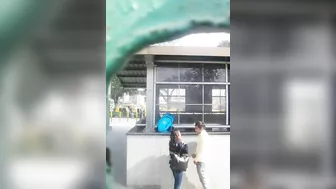 Mischievous Desi coworker give blowjob in the outdoor, indian sex