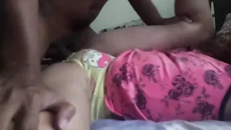 Daddy didn't care that mom was in the other room, he comes and fucks me