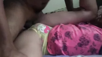 Daddy didn't care that mom was in the other room, he comes and fucks me