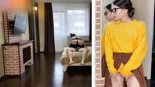 Fucking my girlfriend while her sister masturbates