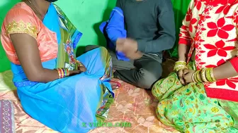 Indian boy fuck someone else's wife and her aunty, best sex on Hindi