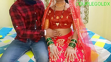 Lucky devar convinces neighbor's beautiful Bhabhi to ride his cock