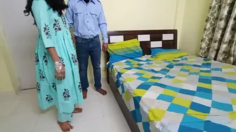 For help Indian Bhabhi rewards tall devar with chudai on the bed
