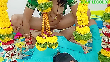 Indian porn video in which couple begins honeymoon with hot chudai