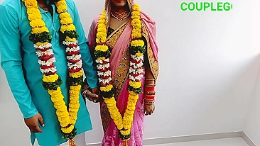 After Indian ceremony Devar makes love with Bhabhi in reverse spoon pose