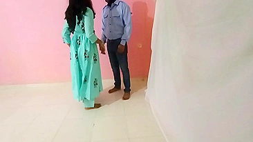 Studio is nice place for amateur Desi couple to film Indian porn
