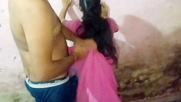Desi sister-in-law has chudai with neighbor while she is alone at home