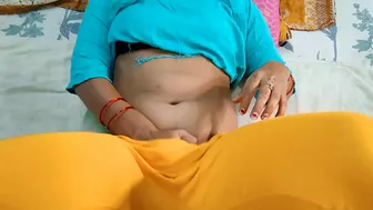 Eccentric Indian lovers pee on each other during fun in bedroom