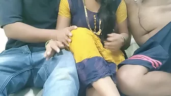 Slutty Indian wife drilled by devar in front of obedient husband