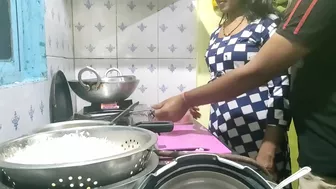 Mature Desi man nicely fucks obedient Bhabhi right in the kitchen Mature Desi man nicely fucks obedient Bhabhi right in the kitchen