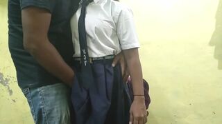 Naive Indian schoolgirl dragged into sex with teacher's naughty devar