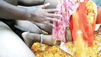 Honeymoon begins for amateur Indian couple with fantastic chudai