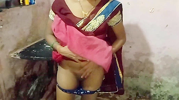 During chudai Bhabhi permits lover to pee on her delicious booty