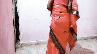 Horny Desi fellow has chudai with sister-in-law dressed in sari