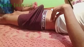 Inventive Desi sister-in-law pleases lover with amazing footjob Inventive Desi sister-in-law pleases lover with amazing footjob