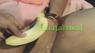 Indian sister-in-law rides hard cock after having fun with banana Indian sister-in-law rides hard cock after having fun with banana