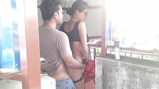 Smart Desi cutie pays rent by having chudai with impudent landlord