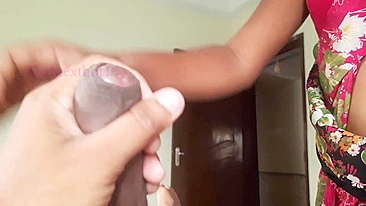 Indian porn video of nerdy Desi maid having affair with homeowner