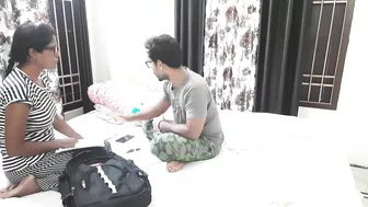 Awesome Indian porn video of horny Desi couple making love on bed Awesome Indian porn video of horny Desi couple making love on bed