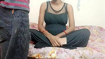 Pregnant Indian aunty permits neighbor to fuck her delicious pussy