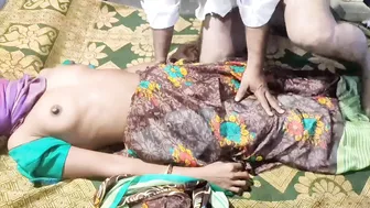 Submissive Desi aunty nailed by excited husband in missionary pose