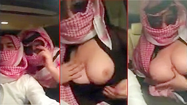 Private XXX video leaked online, Dubai wife showing her huge boobs