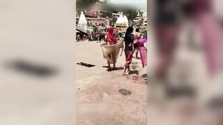 Super naughty indian aunty pussy exposed public