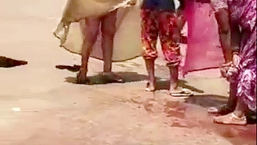 Super naughty indian aunty pussy exposed public