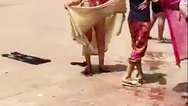 Super naughty indian aunty pussy exposed public