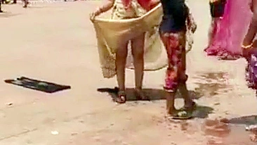 Super naughty indian aunty pussy exposed public