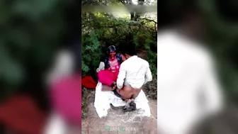 Indian village aunty fucking outdoor with brother in law, Sex scandal MMS