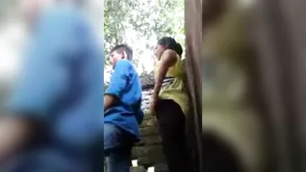 Cute Indian village lovers home sex, their video leaked online