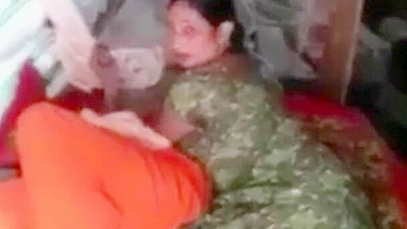 Indian Bhabhi caught fucking in village with father in law - Hindi talk